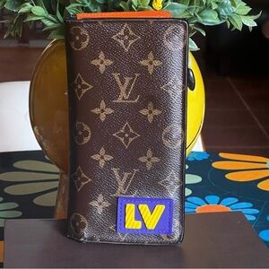 Louis Vuitton Rubber Logo Brazza Long Wallet EUC Full Inclusion!​
